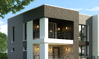 Проект двухэтажного дома бесплатно в Боровичах в 2025 году - UpHouse
