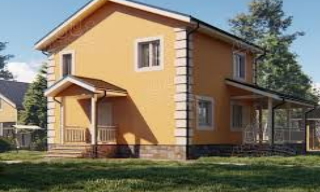 Закажите проект дома 8 на 8 двухэтажного в Боровичах - UpHouse, доступная цена от 3633 рублей