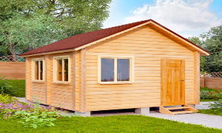 Проекты бань с террасой и комнатой отдыха в Боровичах - UpHouse от 3633 рублей