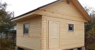 Строительство бань из клееного бруса под ключ в Боровичах - UpHouse от 134914 рублей