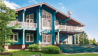 Строительство двухэтажного дома с террасой в Боровичах - UpHouse от 134914 рублей