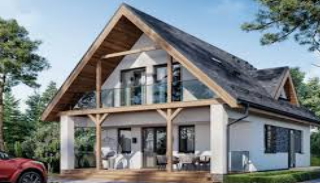 Проект дома 8 на 8 с мансардой в Боровичах от UpHouse – цены от 311340 рублей