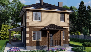 Проекты двухэтажных домов в Боровичах от 3633 рублей - UpHouse