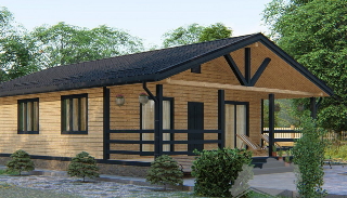 Проекты одноэтажных домов до 100 кв м в Боровичах от 311340 рублей - UpHouse